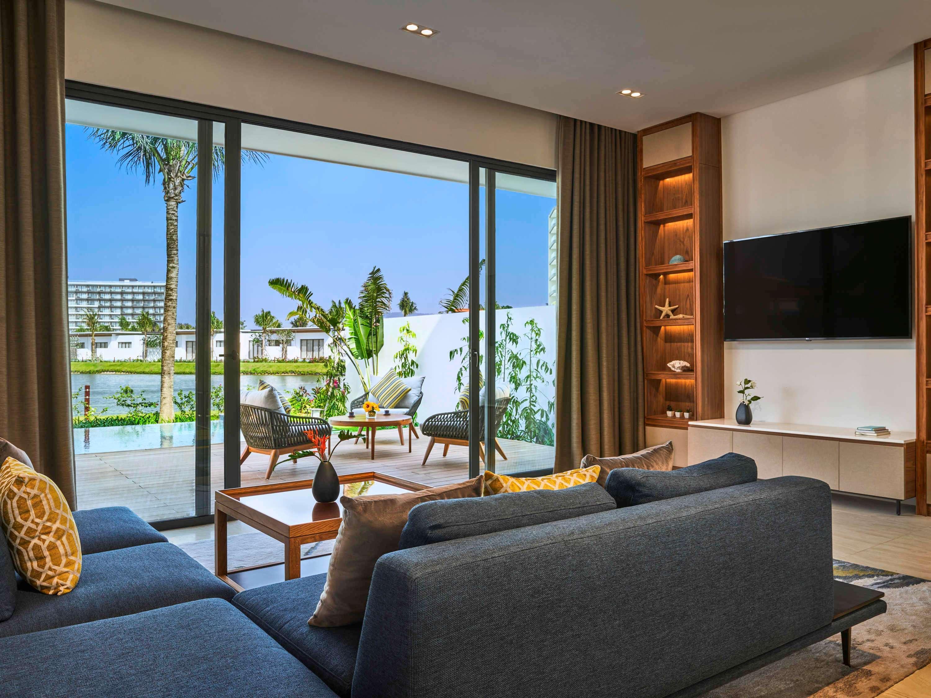 Moevenpick Villas & Residences Phú Quý Zewnętrze zdjęcie A living room at the hotel